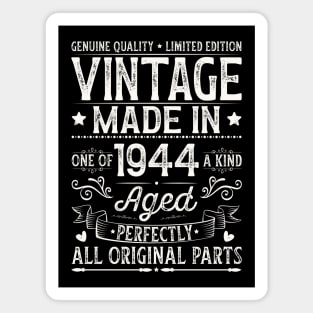 Vintage 1944 80th Birthday Magnet